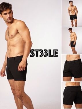 Steele Stretch Shorts 32" waist 6" inseam Gently worn 32% cotton/60% polyester
